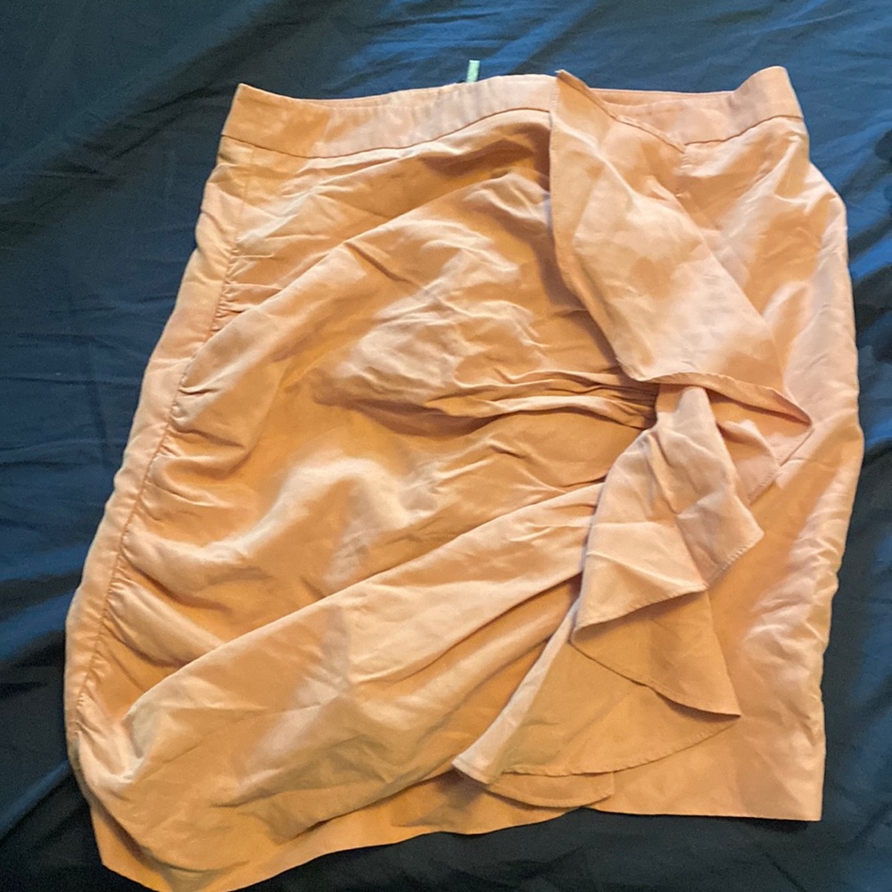 Blush high waisted skirt
